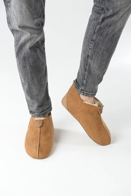 Home Slippers in Brown color