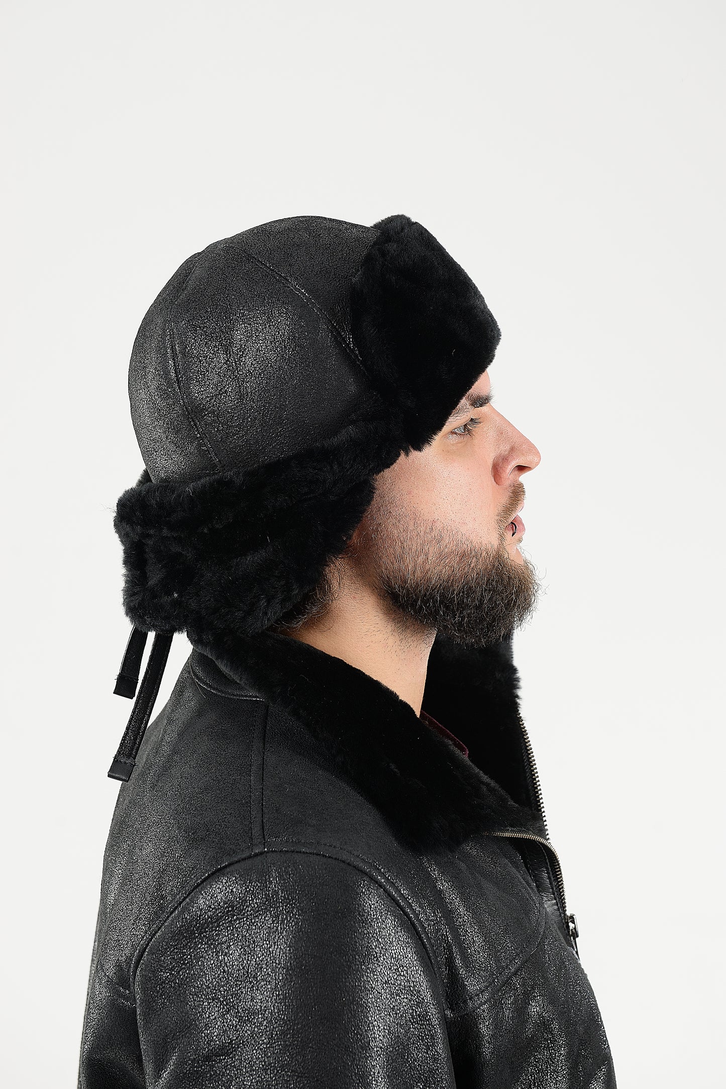 Men's Sheepskin "Aviator" Hat