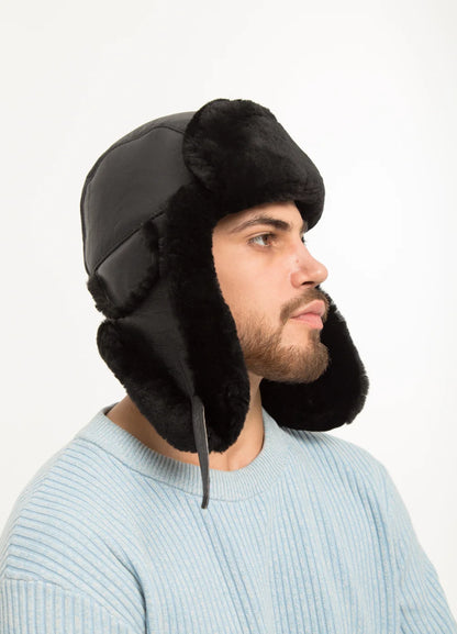 Men's Sheepskin "Aviator" Hat
