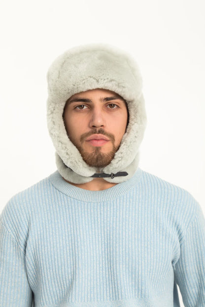 Men's Sheepskin "Aviator" Hat 