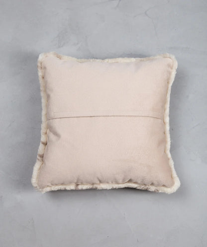 Teddy Short-Haired Natural Sheepskin Pillow