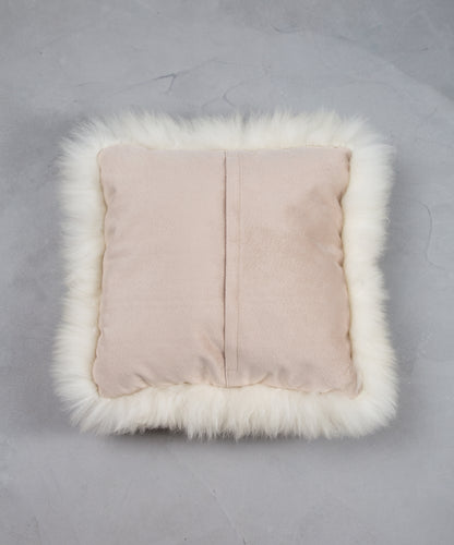 Long-Haired Natural Sheepskin Pillow