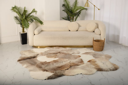 "Mossy" Sheepskin Rug – Made from Natural Light Hides