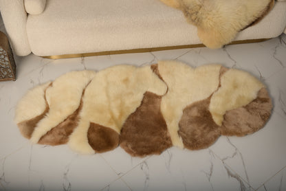 The Turtle rug in a soft light cream shade