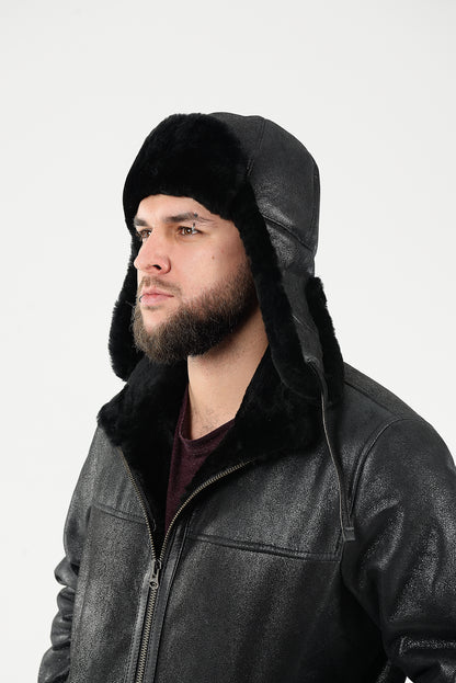 Men's Sheepskin "Aviator" Hat