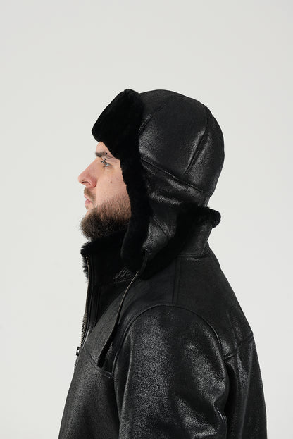 Men's Sheepskin "Aviator" Hat