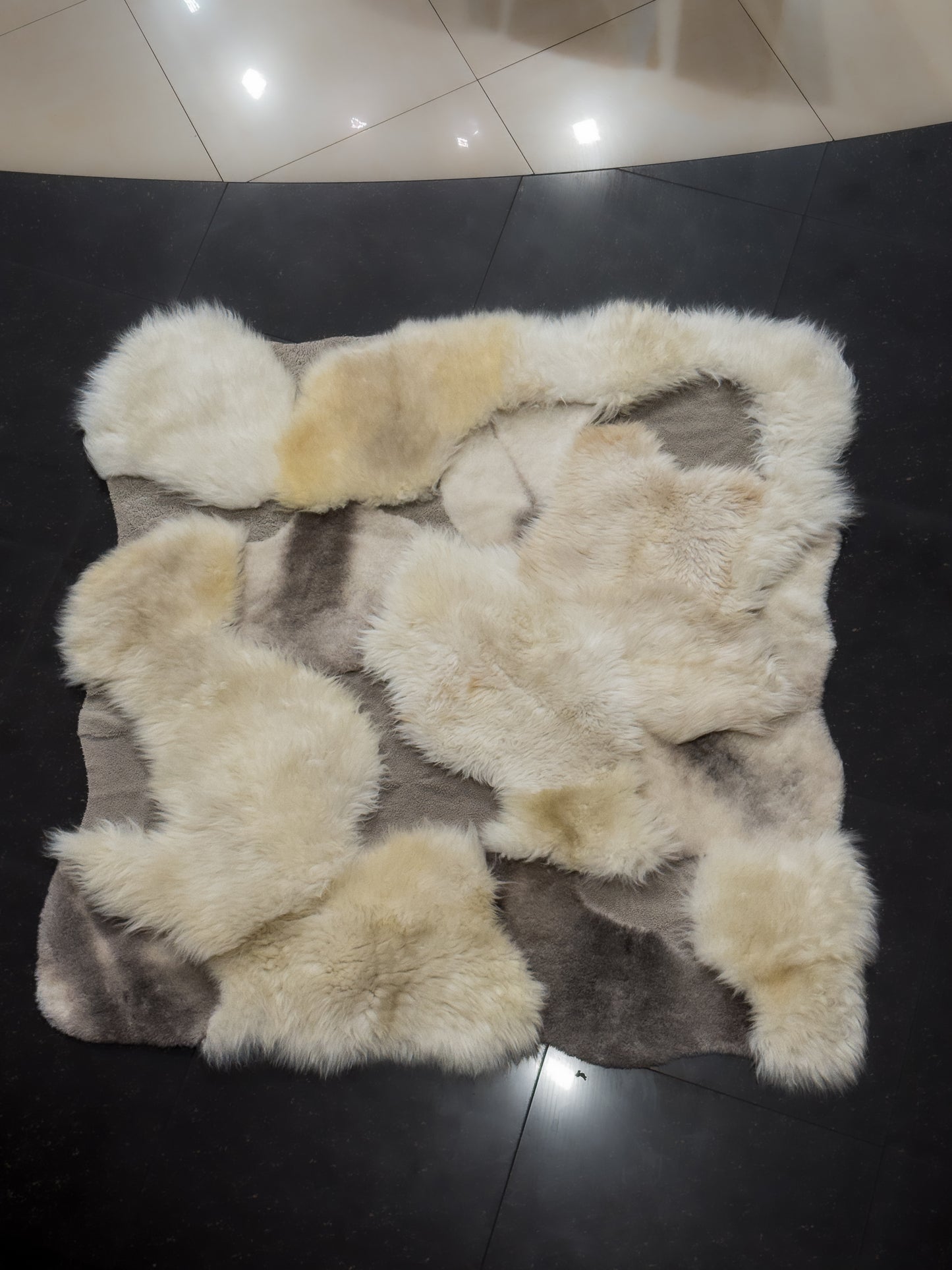 Mossy Sheepskin Rug in Mokko — Natural Elegance with Character