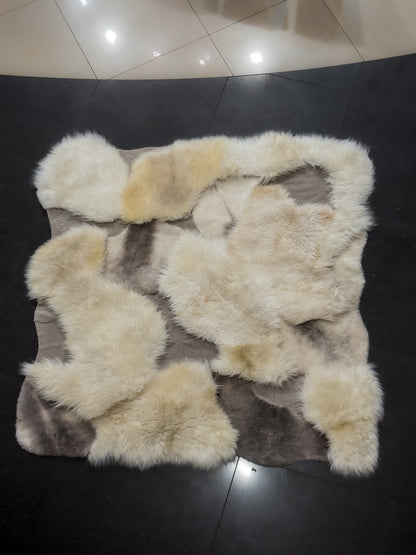 Mossy Sheepskin Rug in Mokko — Natural Elegance with Character