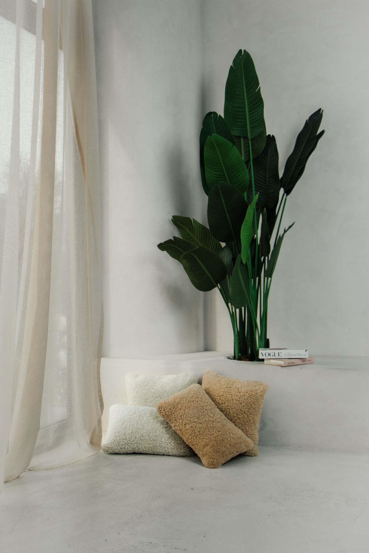 Teddy Natural Sheepskin Pillow