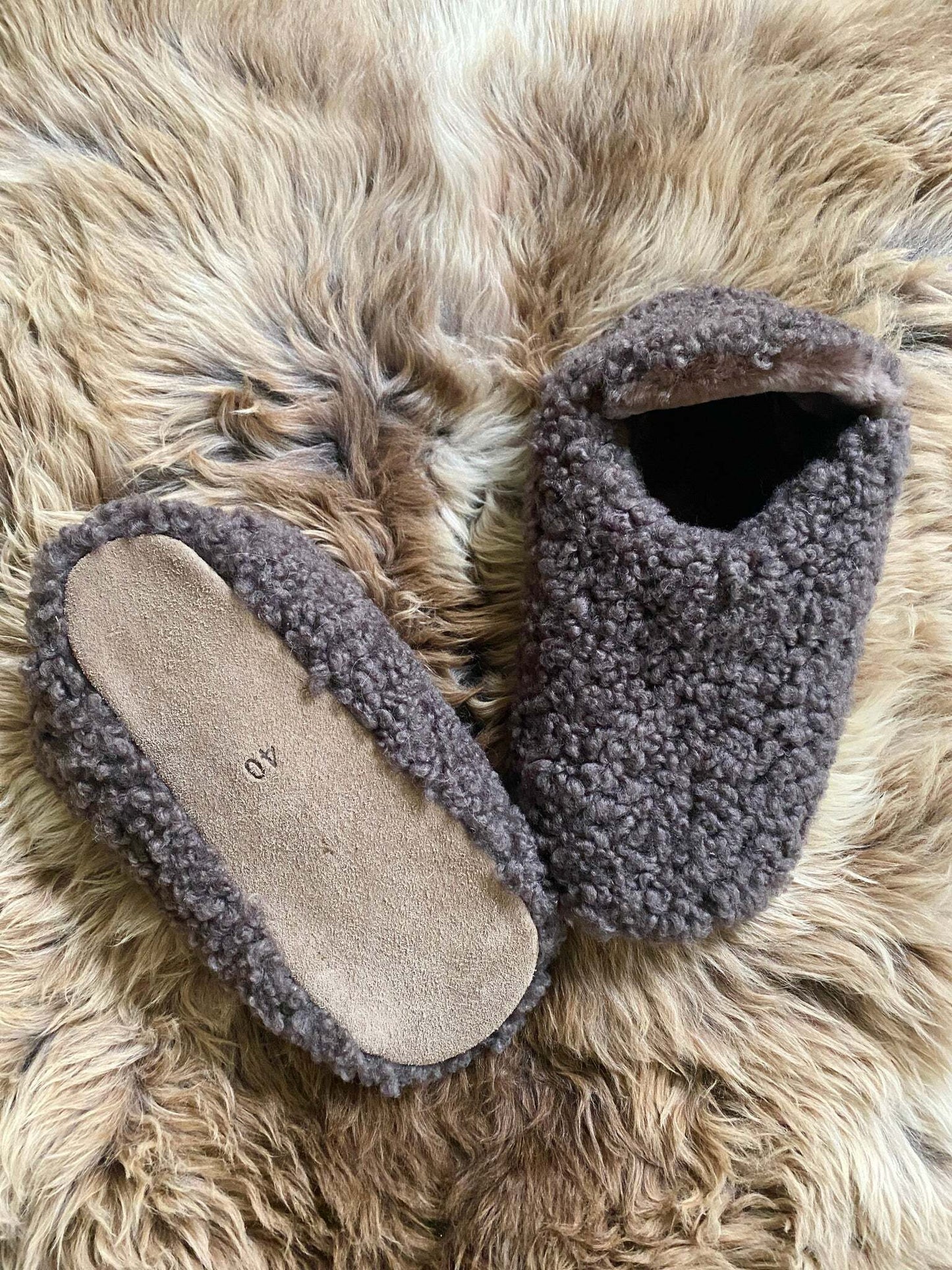 Sheepskin Home Slippers