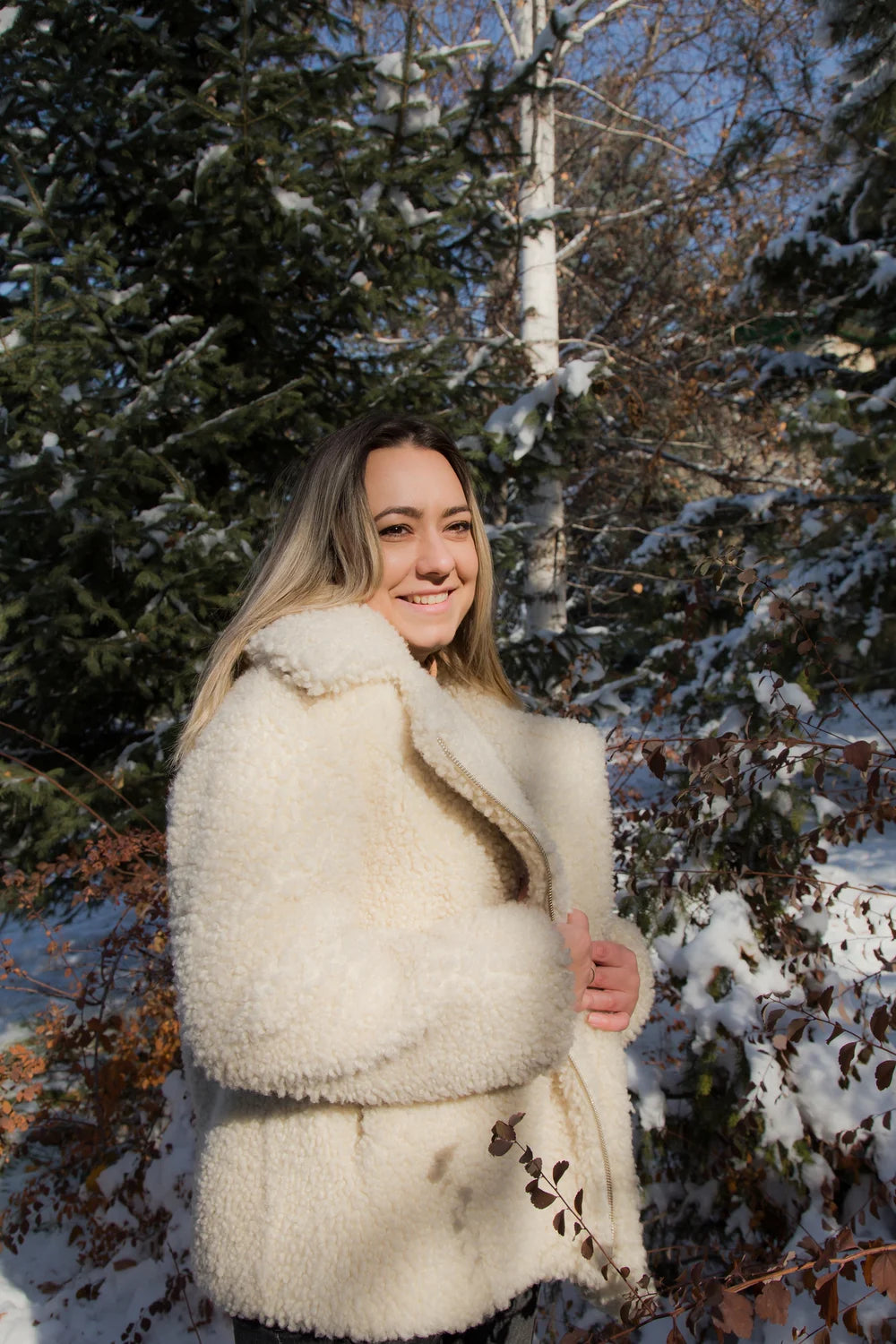 Vintage Women’s Sheepskin Coat