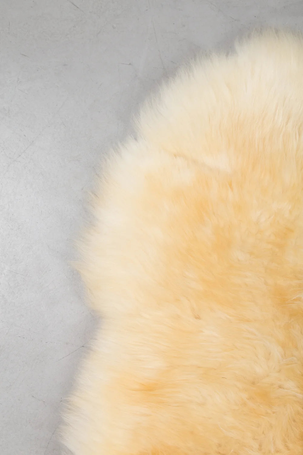 Long-Haired Sheepskin Rugs for Interior Cozy and Soft