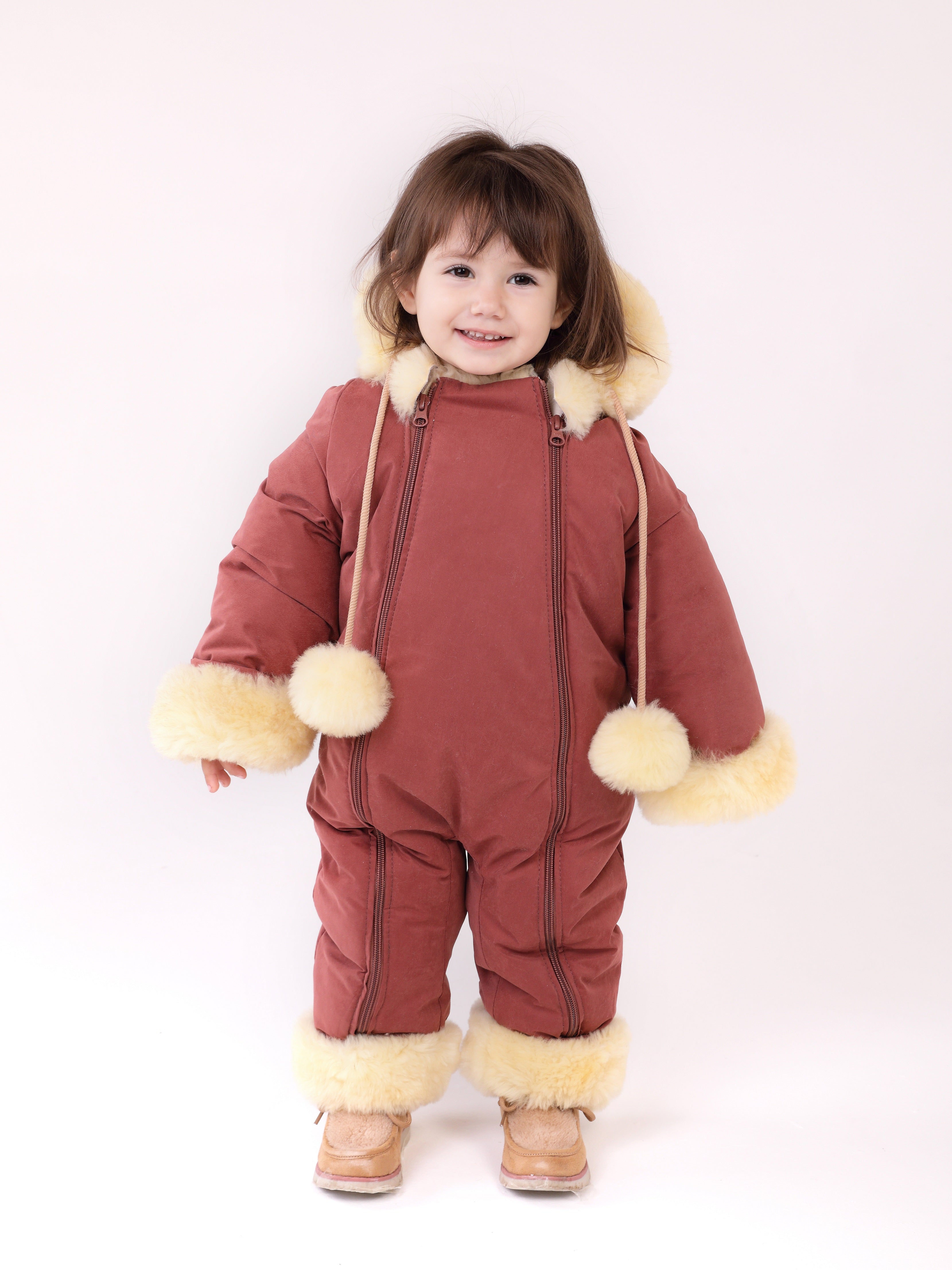 Baby jumpsuit coat fashion