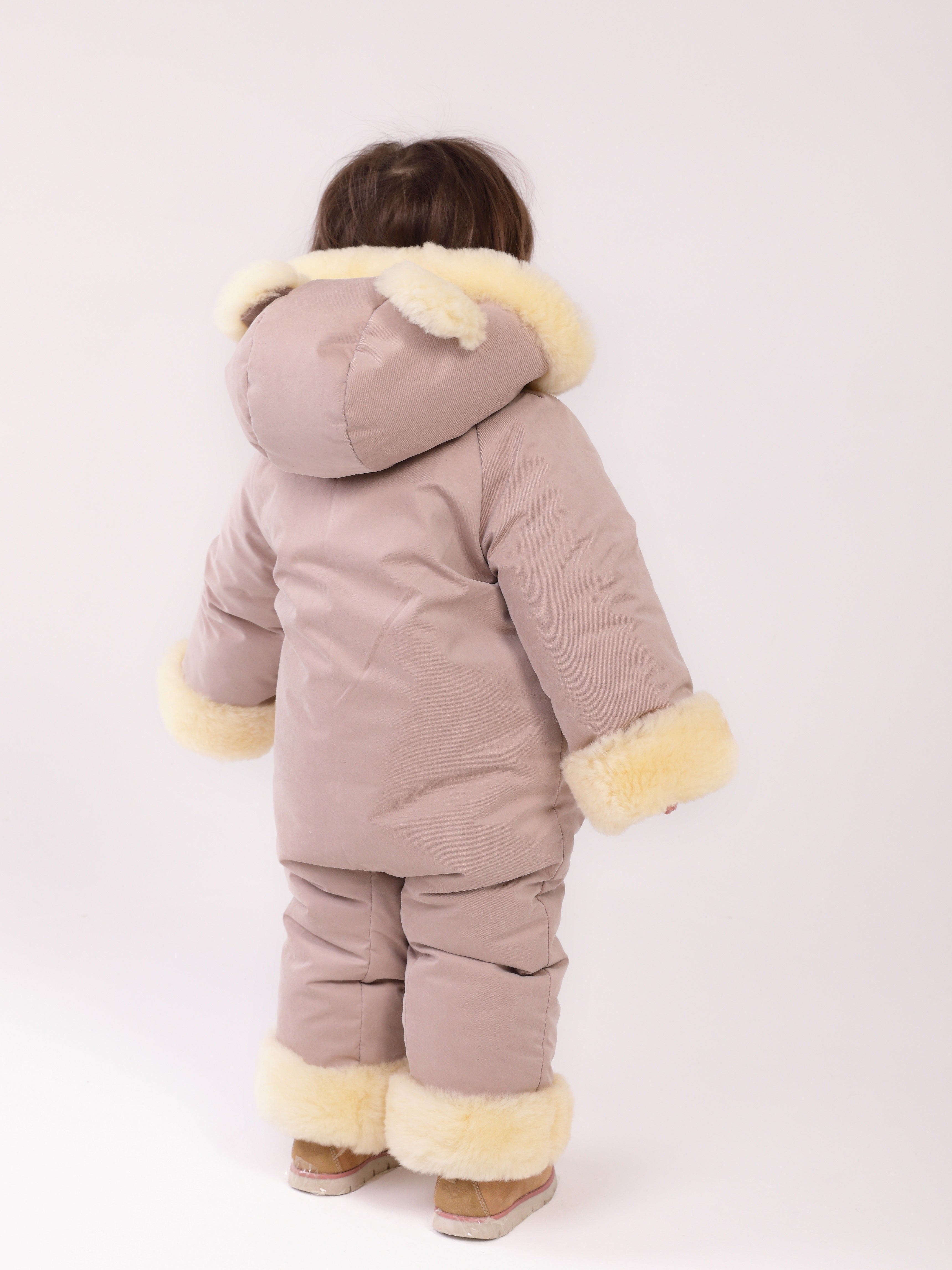 Sheepskin Snowsuit bunting, overall, good kids, 0-18 month